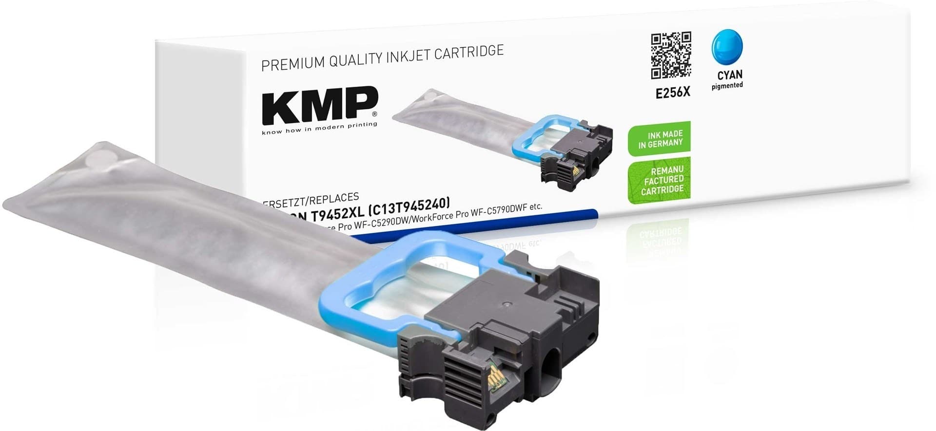 Zamiennik tuszu cyjan KMP 1645,4003 do Epson Workforce Pro WF-C