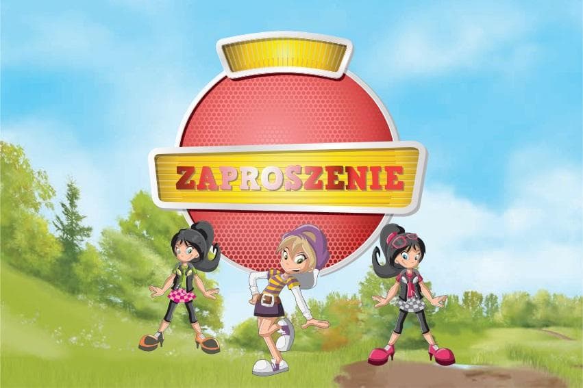 Zaproszenia dla dzieci, zestaw 10 sztuk