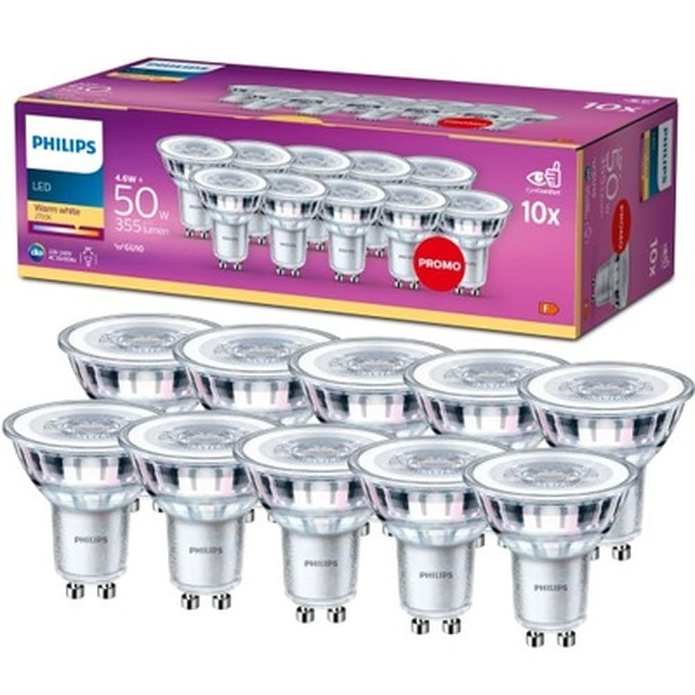 Żarówka LED Philips 4,7W GU10 3 szt. 2700K