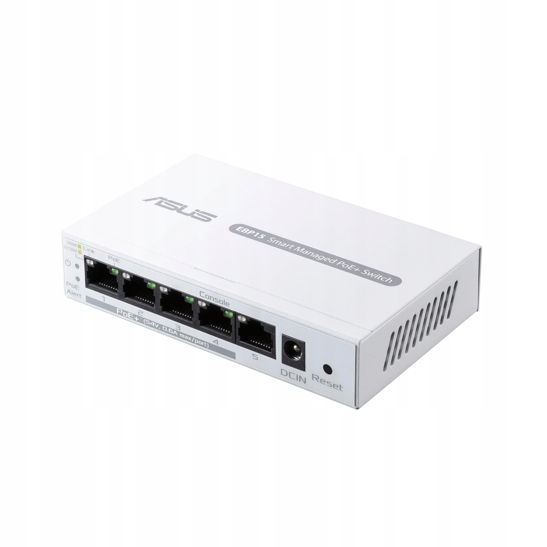 ASUS ExpertWiFi EBP15 Przełącznik Gigabit Ethernet Zarządzany Biały