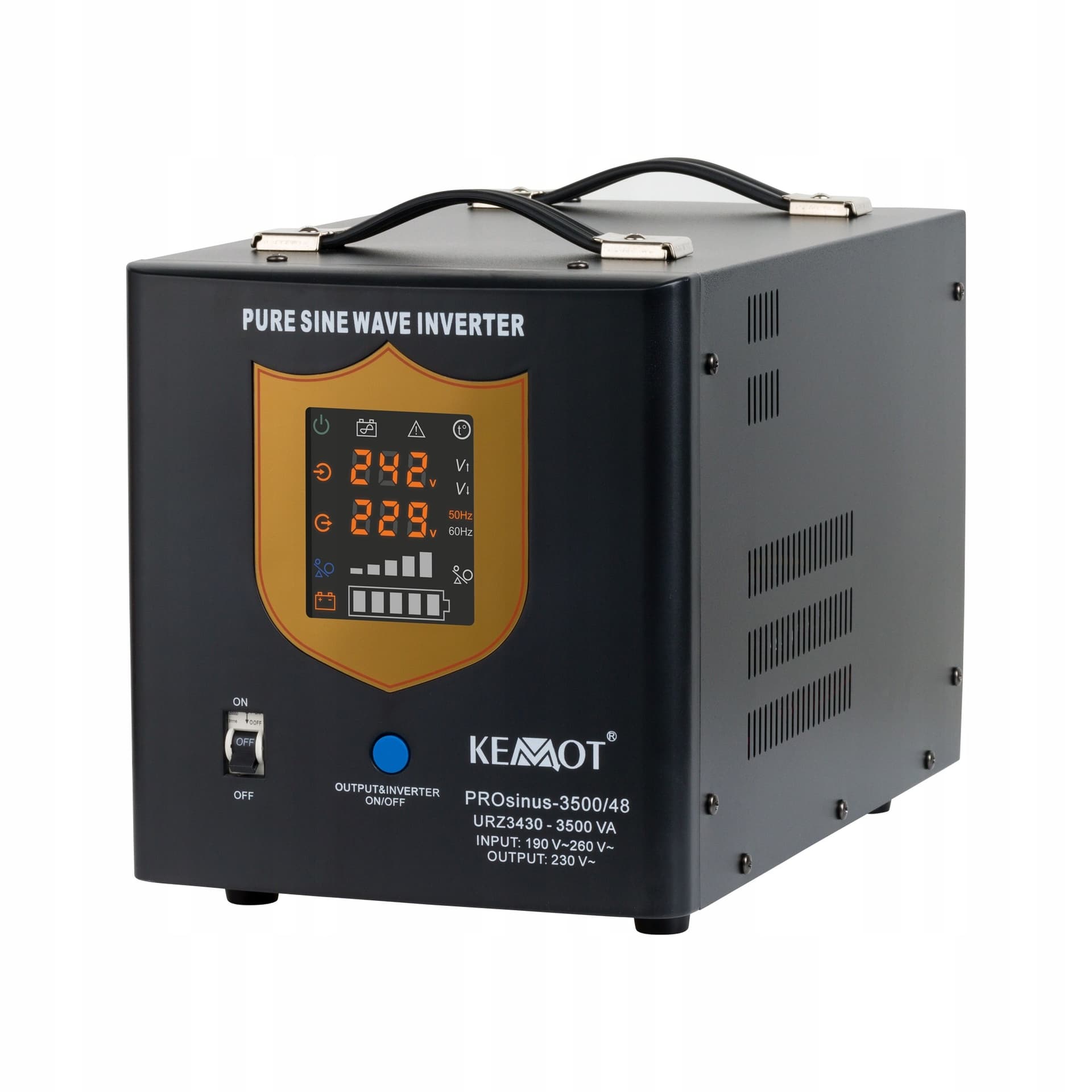 Zasilacz awaryjny KEMOT PROsinus-3500/48 3500VA/2400W
