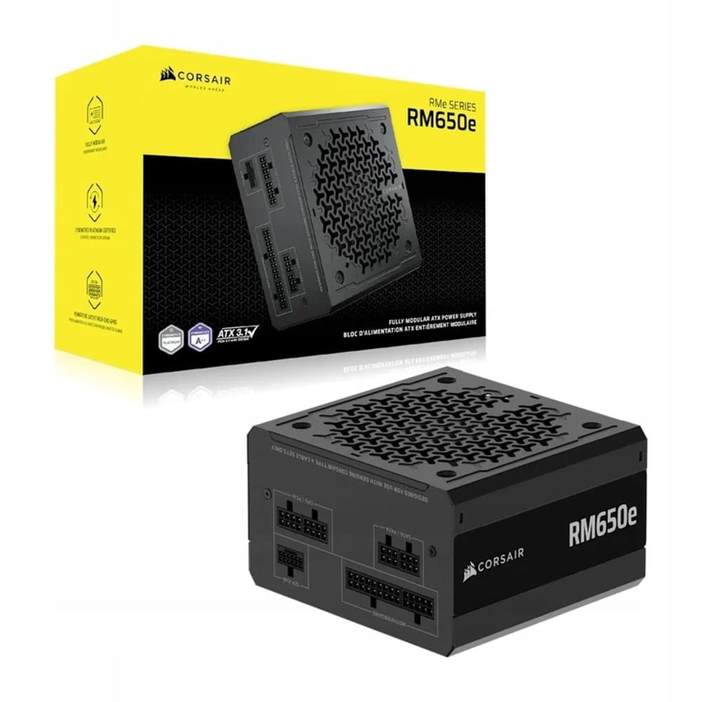 Corsair RMe Series RM650e 650W 24-pin ATX Czarny Zasilacz