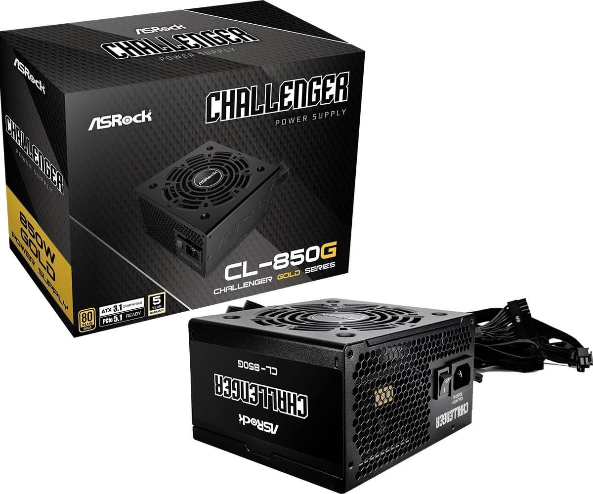 Zasilacz komputerowy ASRock CHALLENGER 850W 80 Plus Gold