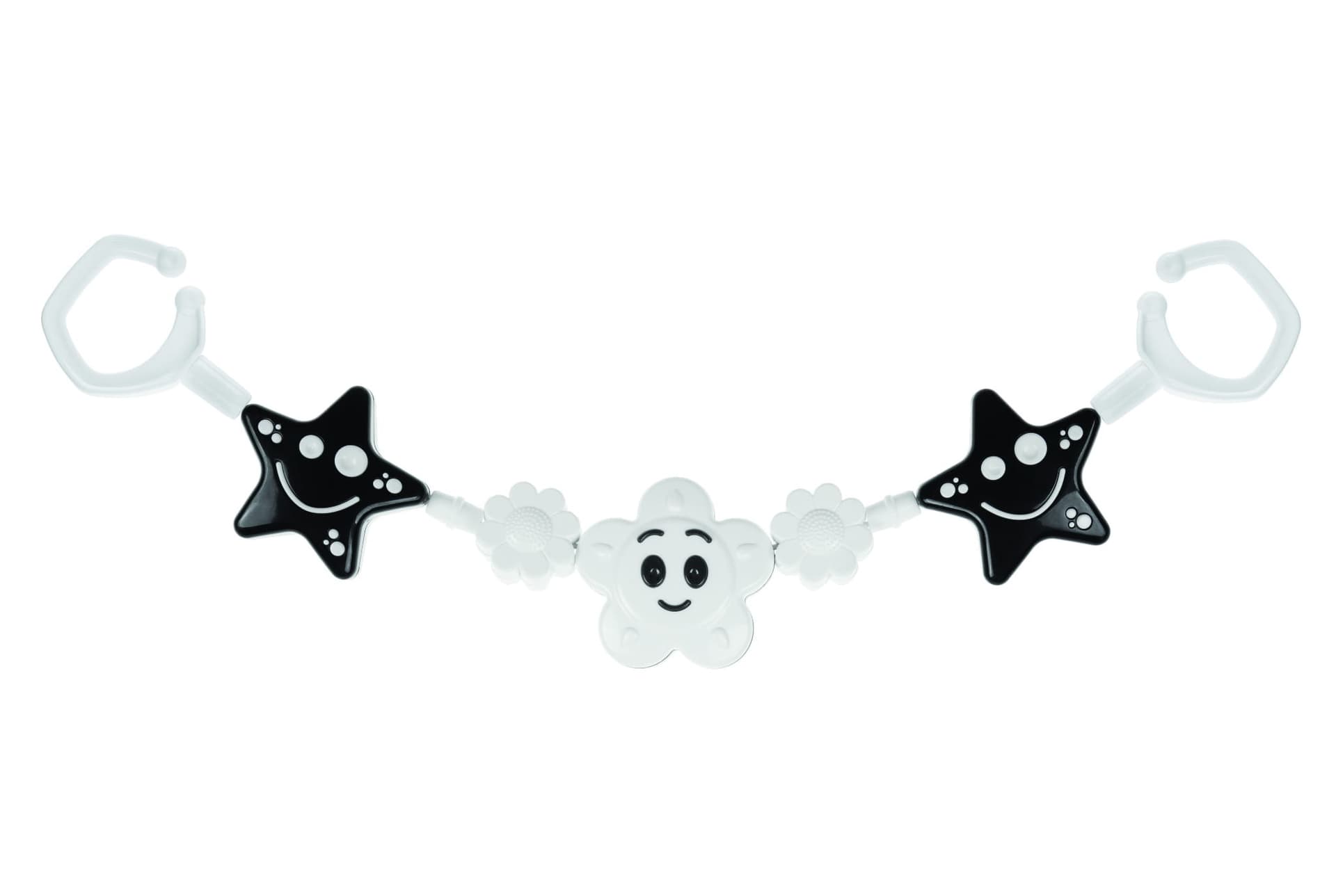 Zawieszka do wózka czarno biała