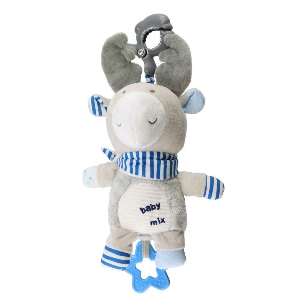 Pluszowa zawieszka Łoś Baby Mix z pozytywką 24 cm