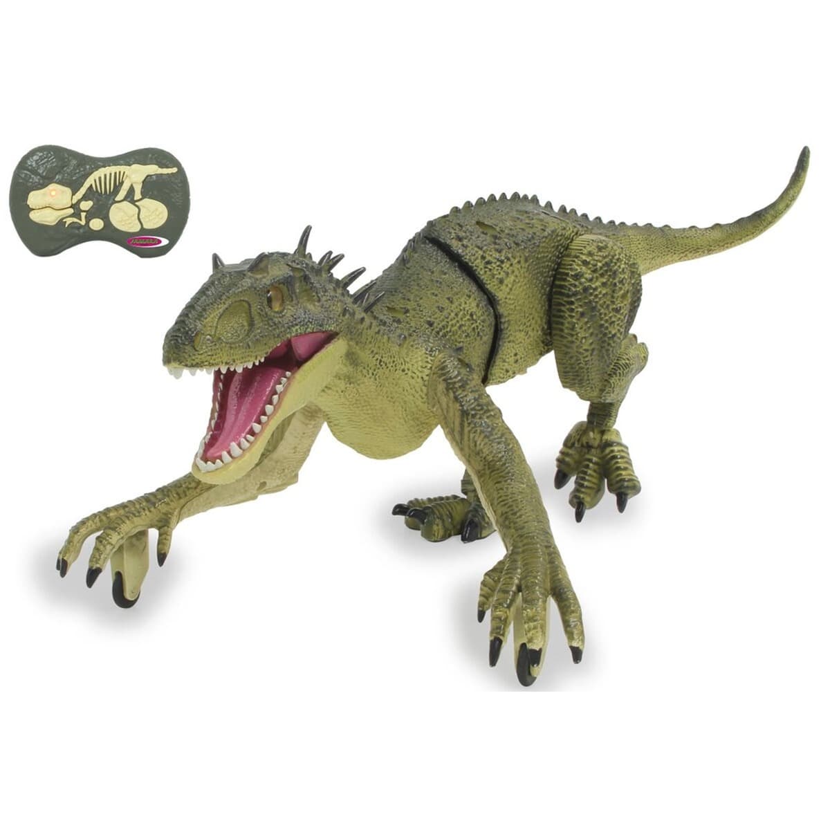 Zdalnie sterowany dinozaur Jamara Exoraptor 2,4GHz zielony