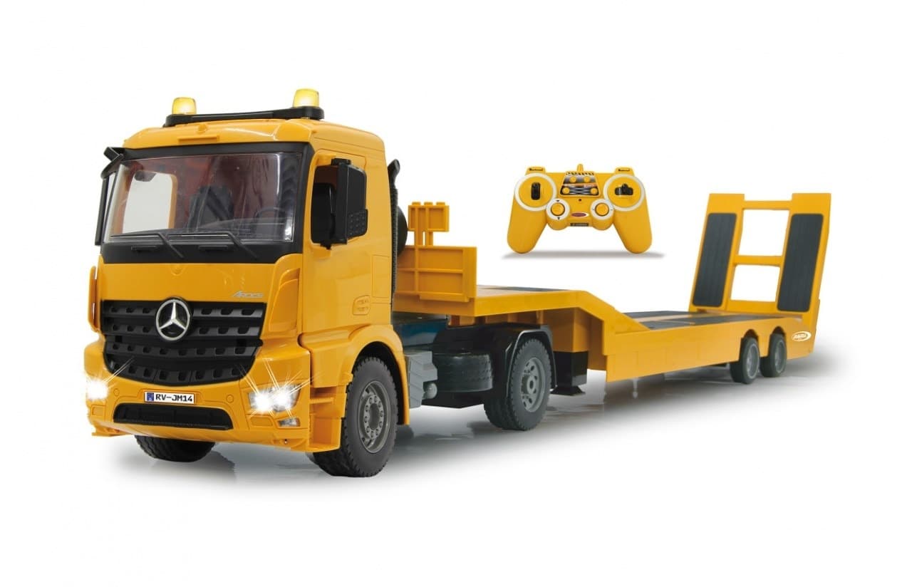 Zdalnie sterowany samochód ciężarowy Mercedes Arocs Tieflader 1:20 2.4G