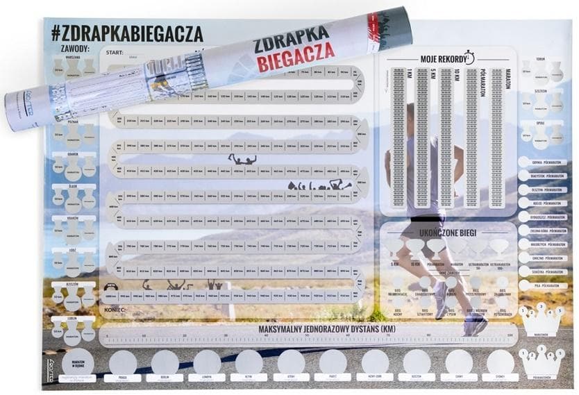 Plakat Zdrapka dla Biegaczy