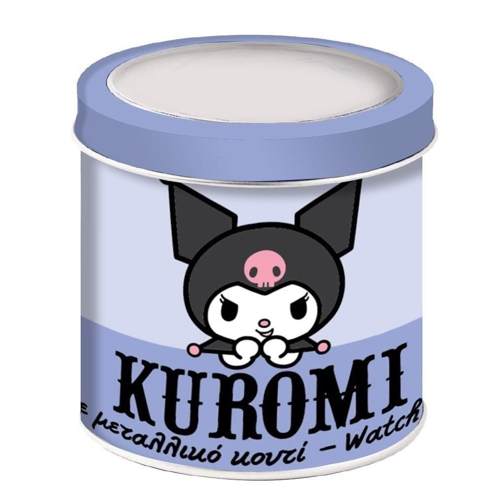 Zegarek Analogowy Kuromi w Puszce