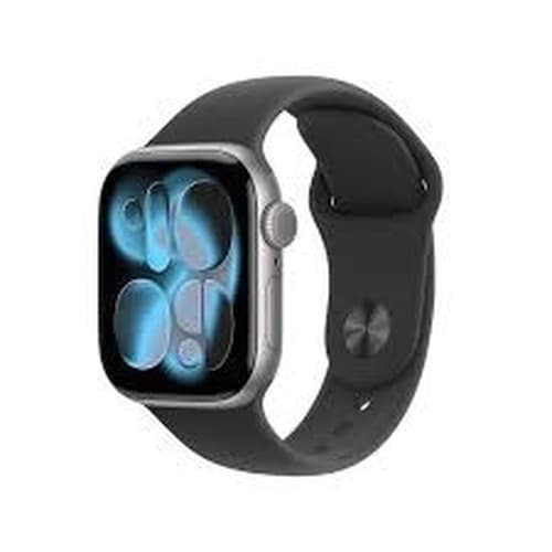 Zegarek Apple Watch Series 11 GPS 42mm szara aluminiowa obudowa z czarnym paskiem S/M