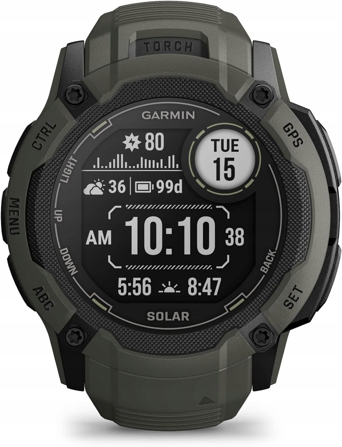 Garmin Instinct 2X Solar Grafitowy Zegarek Sportowy