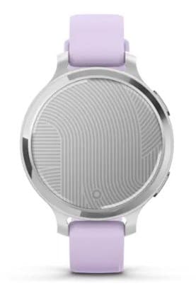 Zegarek sportowy Garmin Lily 2 Active 38mm srebrny z fioletowym paskiem