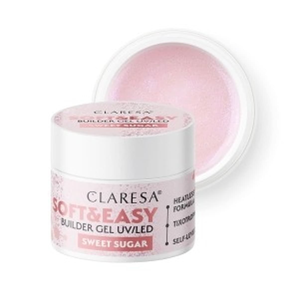 Żel budujący do paznokci Claresa Soft&Easy UV/LED 12 g Sweet Sugar