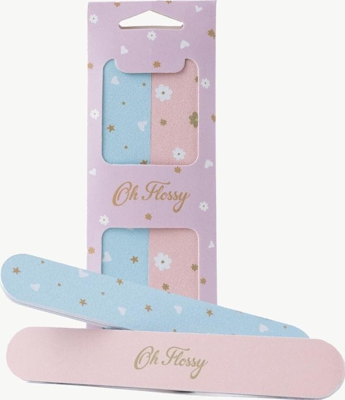 Zestaw 2 pilników do paznokci dla dzieci Oh Flossy 12 cm