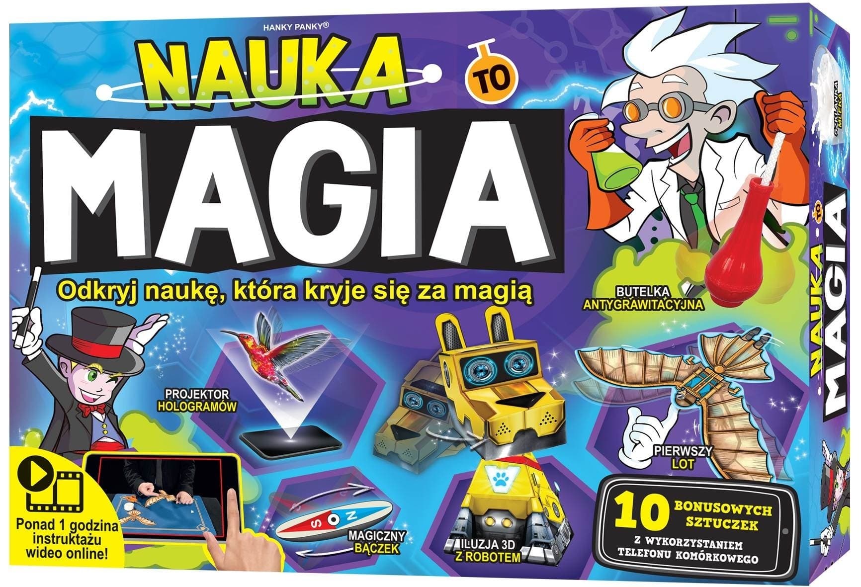 Zestaw do eksperymentów Nauka i magia Cartamundi