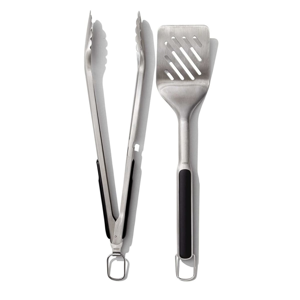 Zestaw do grillowania OXO Good Grips: łopatka i szczypce