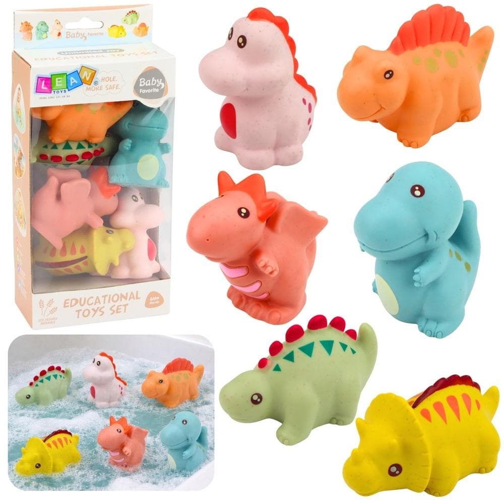 Zestaw do kąpieli Dinozaury 6szt.