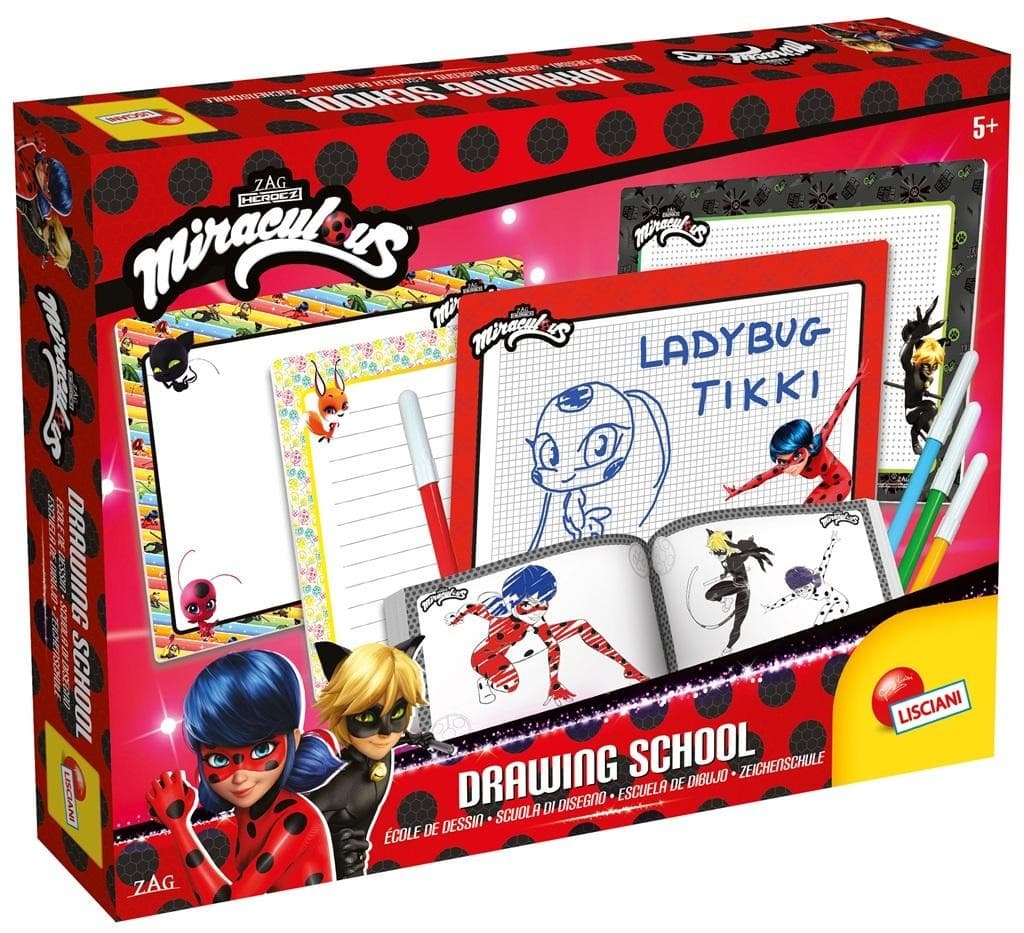 Zestaw do nauki rysowania Ladybug 4 tablice i zeszyt
