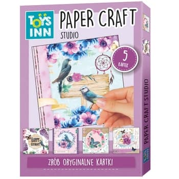Zestaw do scrapbookingu DIY z motywem ptaszka