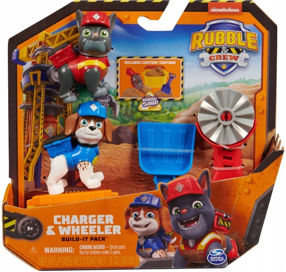 Rubble i jego Ekipa Zestaw Figurek Charger i Wheeler