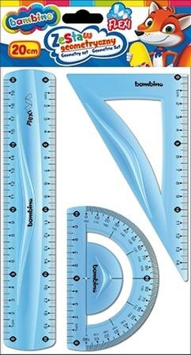 Zestaw geometryczny 3 elementy 20 cm