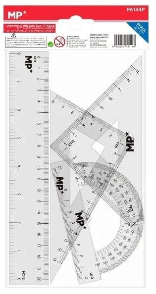 Zestaw przyborów geometrycznych do rysowania
