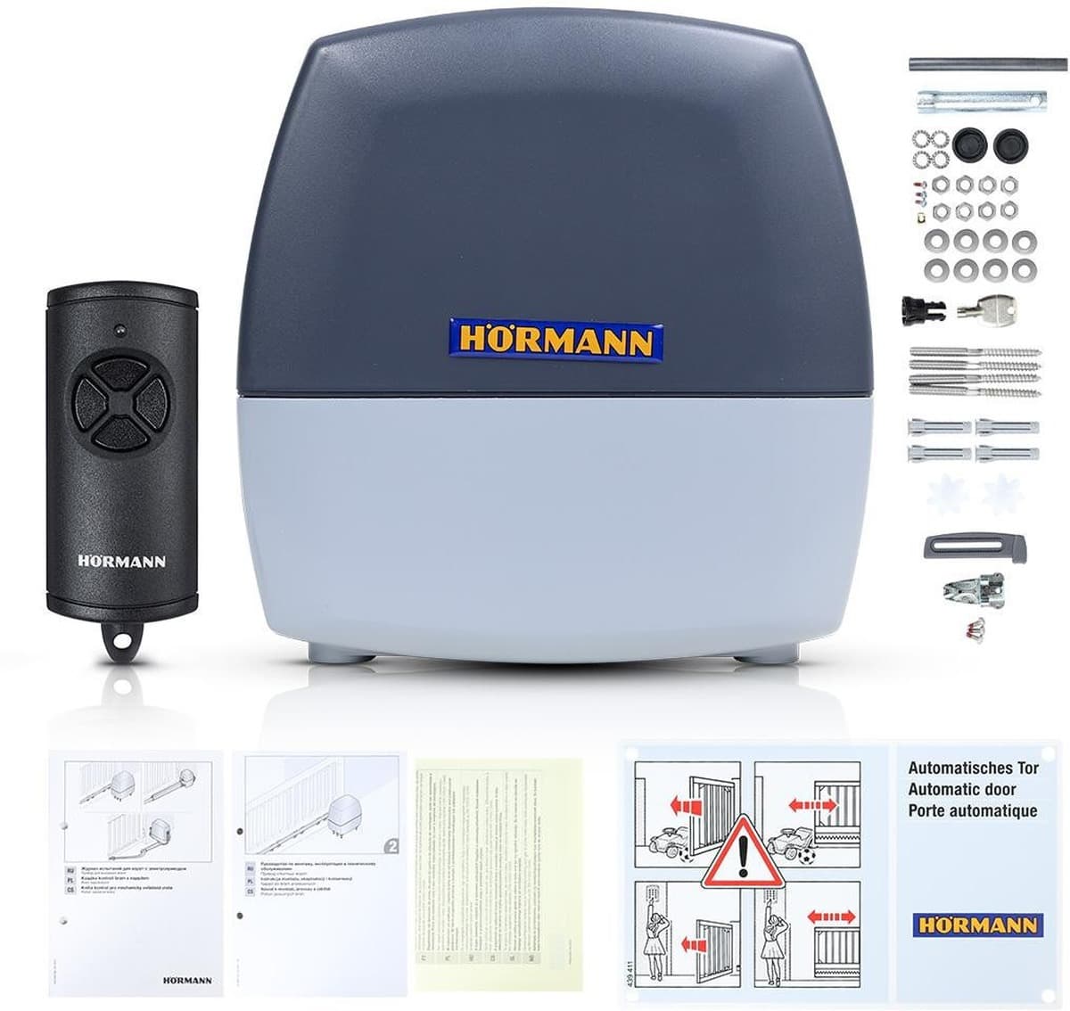 Zestaw Hormann Lineamatic BiSecure 868 MHz do bram przesuwnych 300 kg