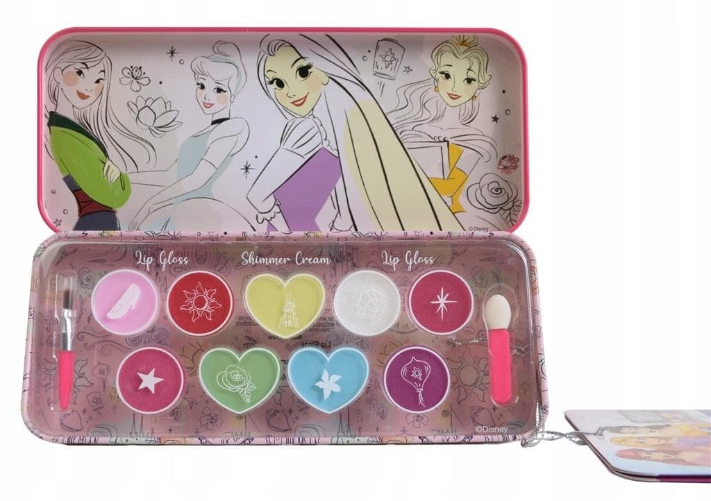 Zestaw kosmetyków dla dzieci Princess 3+ 9 sztuk