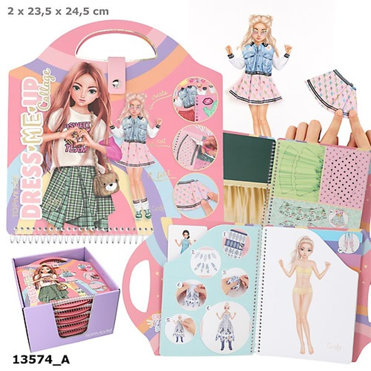 Zestaw kreatywny Dress Me Up Top Model Collage Book