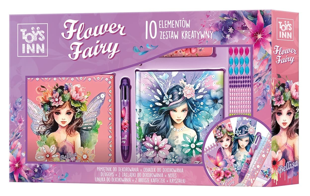 Zestaw kreatywny Flower Fairy 10 elementów Stnux