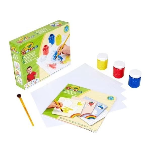 Crayola Zestaw kreatywny z farbami i pędzlami