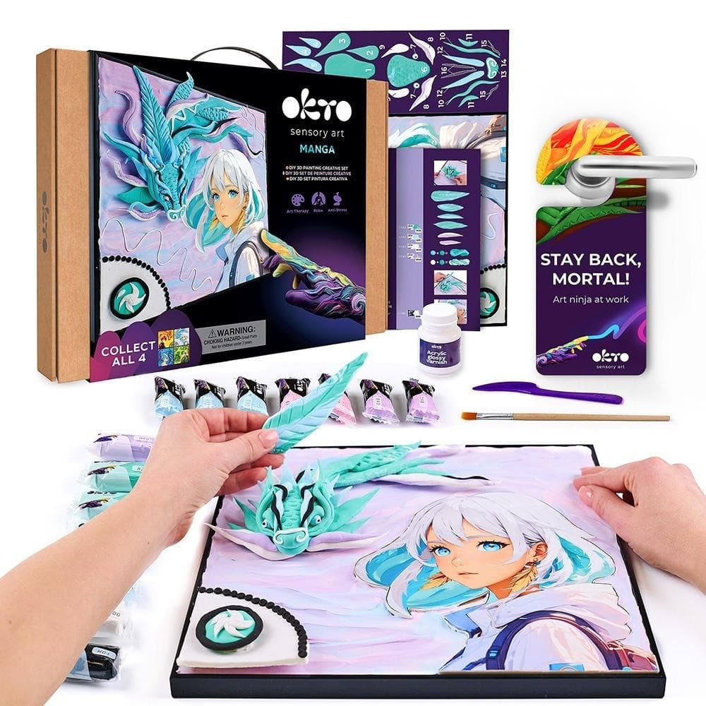Zestaw kreatywny Malowanie 3D Manga 30x40cm