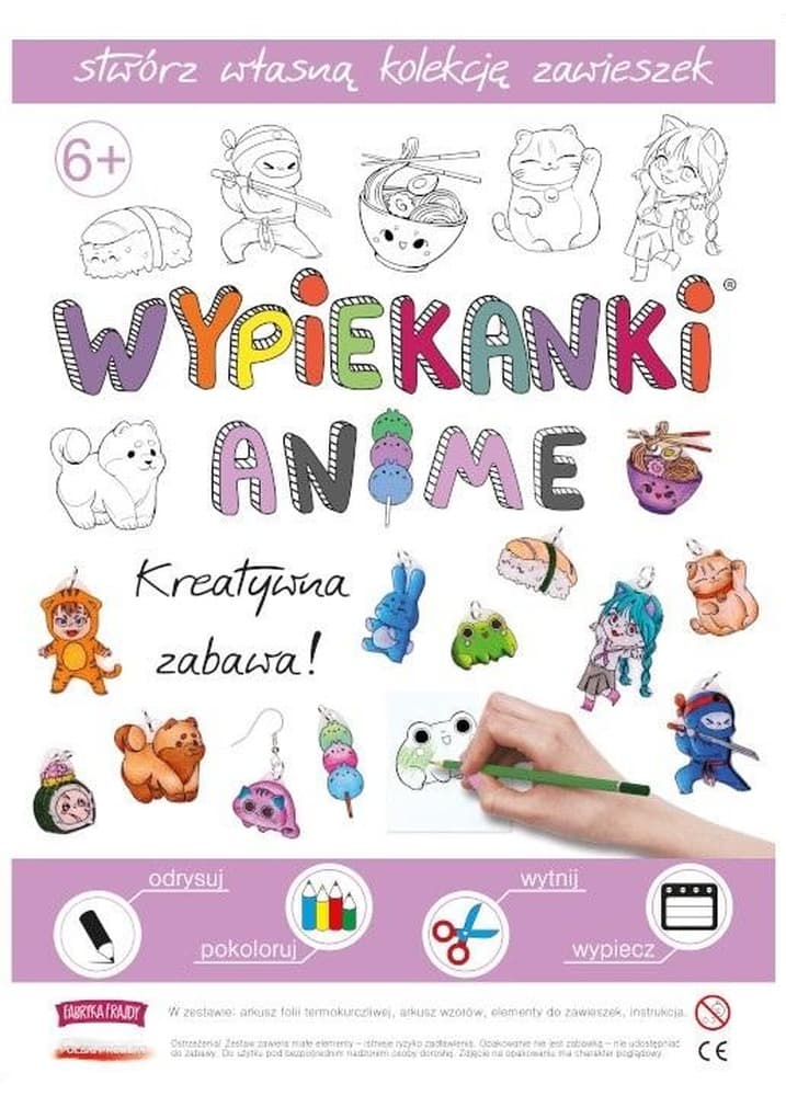 Zestaw kreatywny Wypiekanki Anime Fabryka Frajdy do tworzenia ozdób