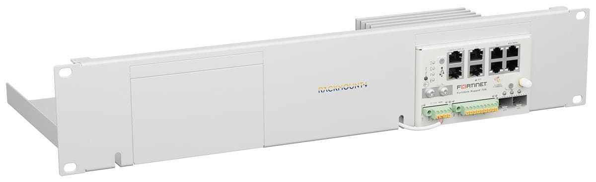 Zestaw montażowy Rackmount.IT do FortiGate Rugged 70G, 2U, biały