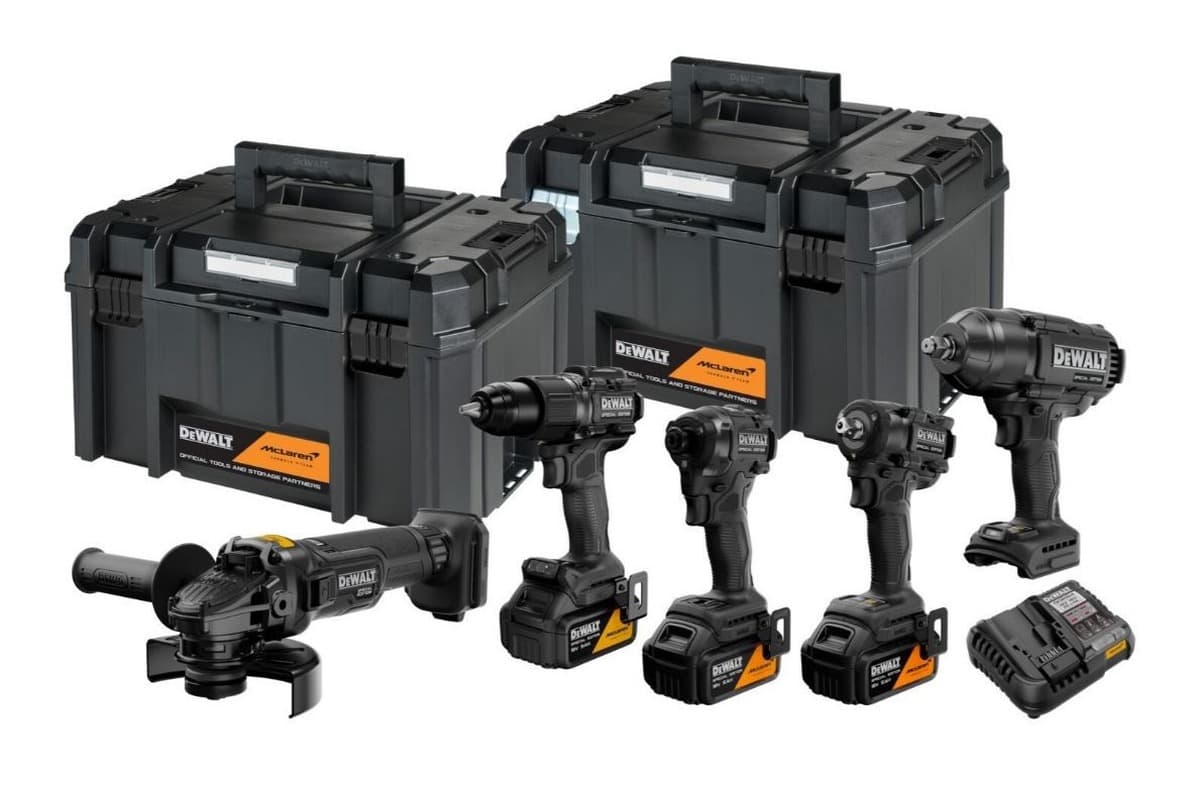 Zestaw narzędzi DeWalt 18V XR DCD86M DCF86M DCF99M DCF92M DCG45M 3x5.0Ah bezszczotkowe