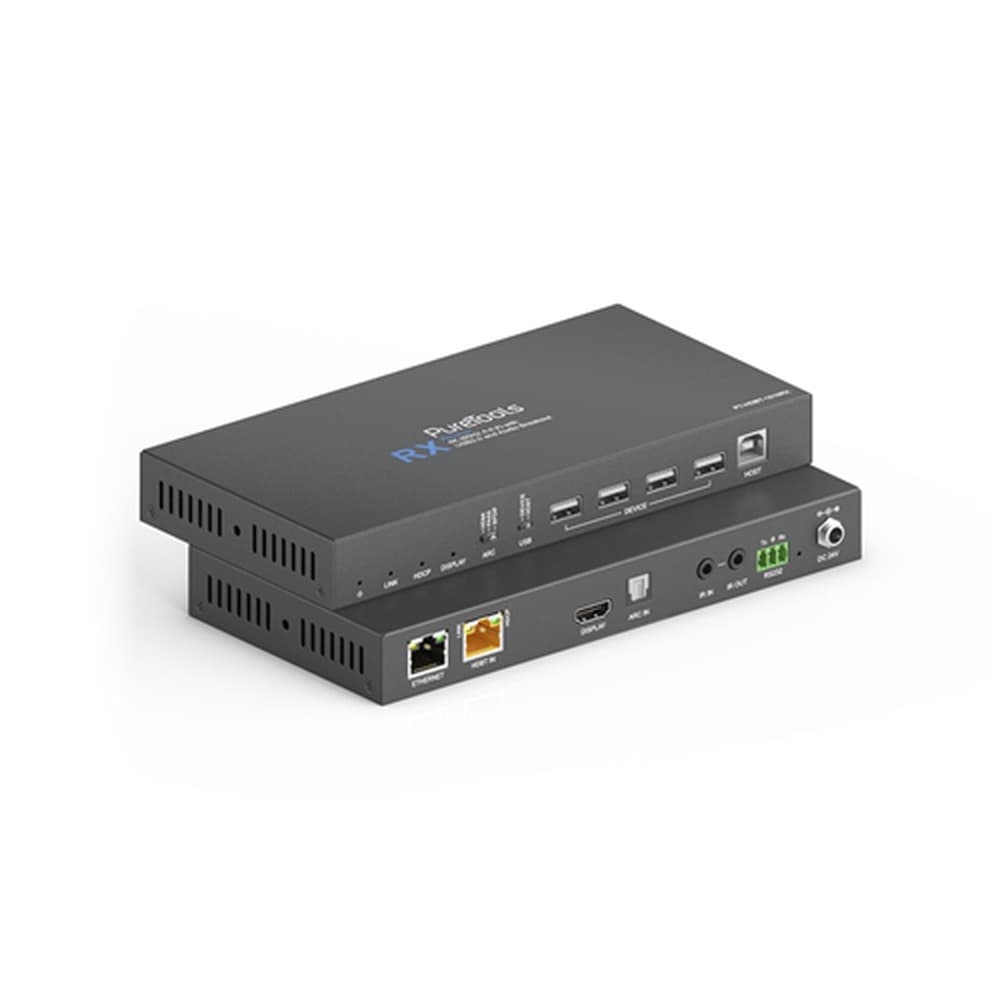 Zestaw przedłużacza HDBaseT z USB 2.0 i Audio Breakout 4K