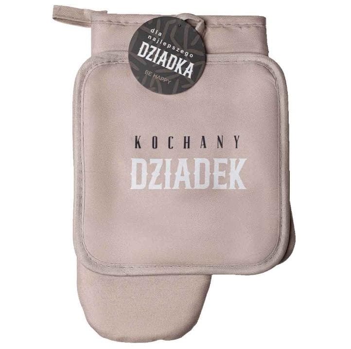 Zestaw prezentowy dla Dziadka Rękawica i łapka kuchenna