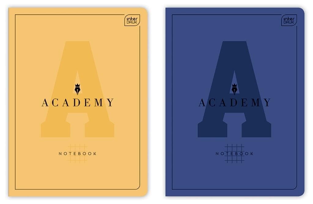 Zeszyt A4 60 kartek linia Academy 5 sztuk