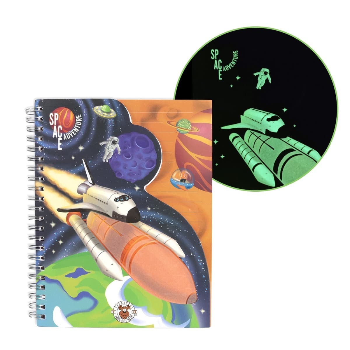 Zeszyt A5 świecący Space Adventure 81 kartek 1 szt.