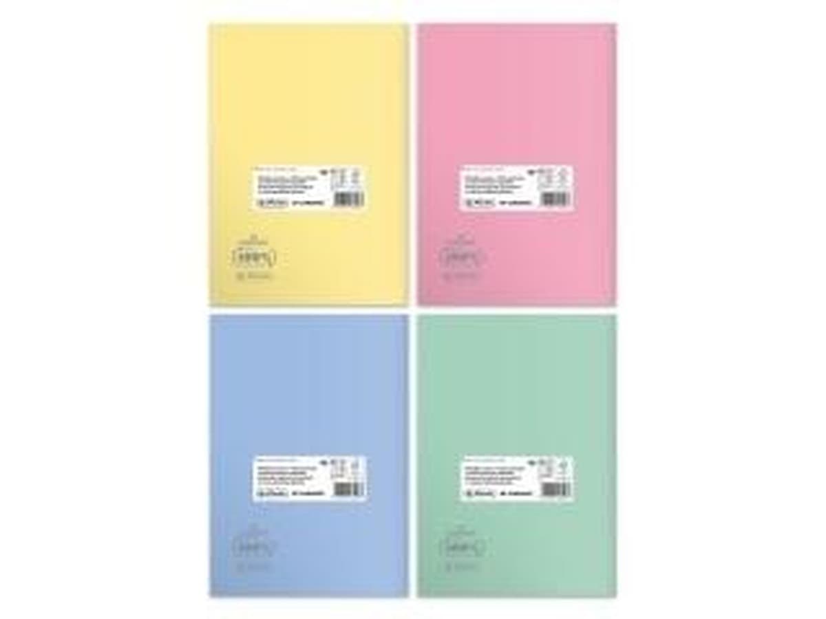 Zeszyt B5 60 kartek w kratkę Eco PP Ocean Colors 5 sztuk