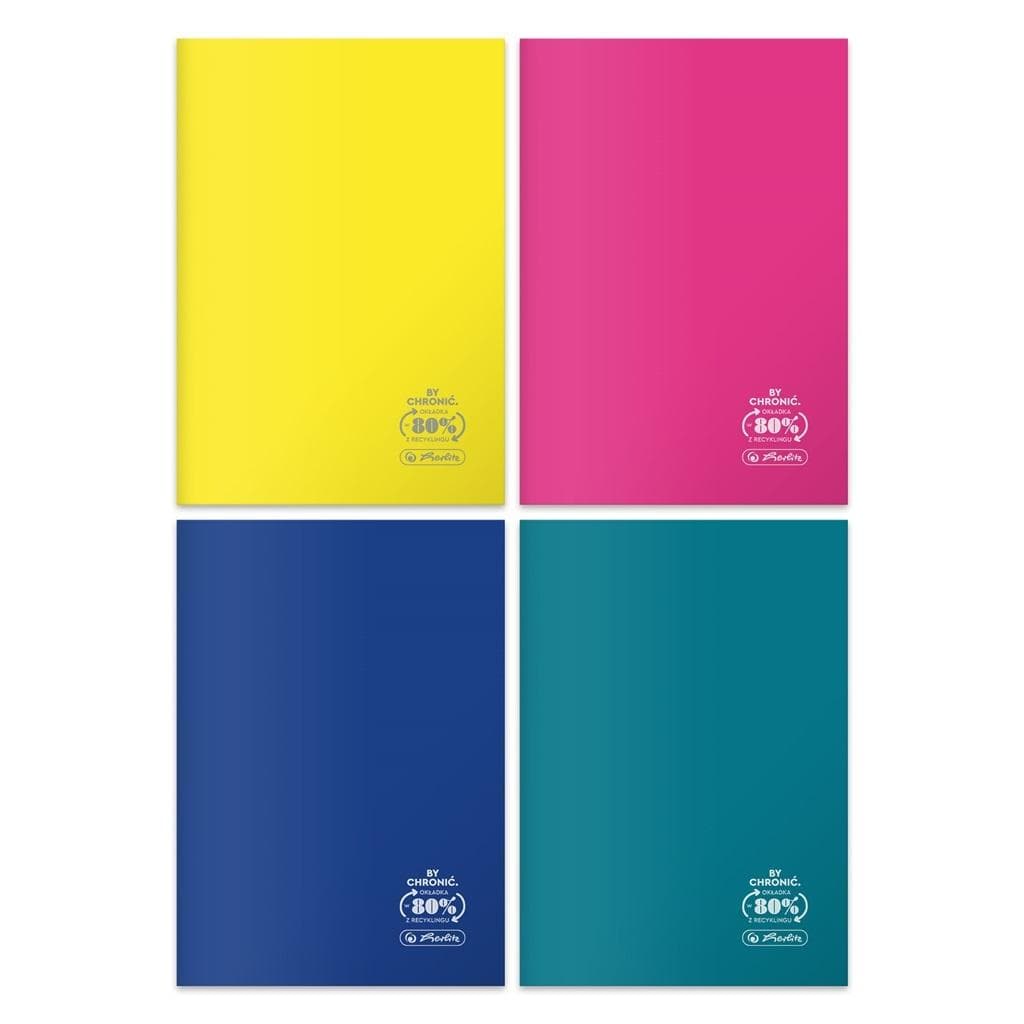 Zeszyt B5 60 kartek w kratkę Eco PP Ocean Colors 5 sztuk