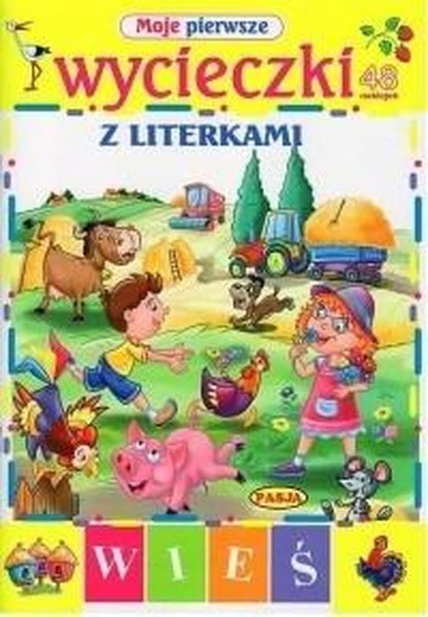 Zeszyt ćwiczeń Moje pierwsze wycieczki z literkami dla dzieci