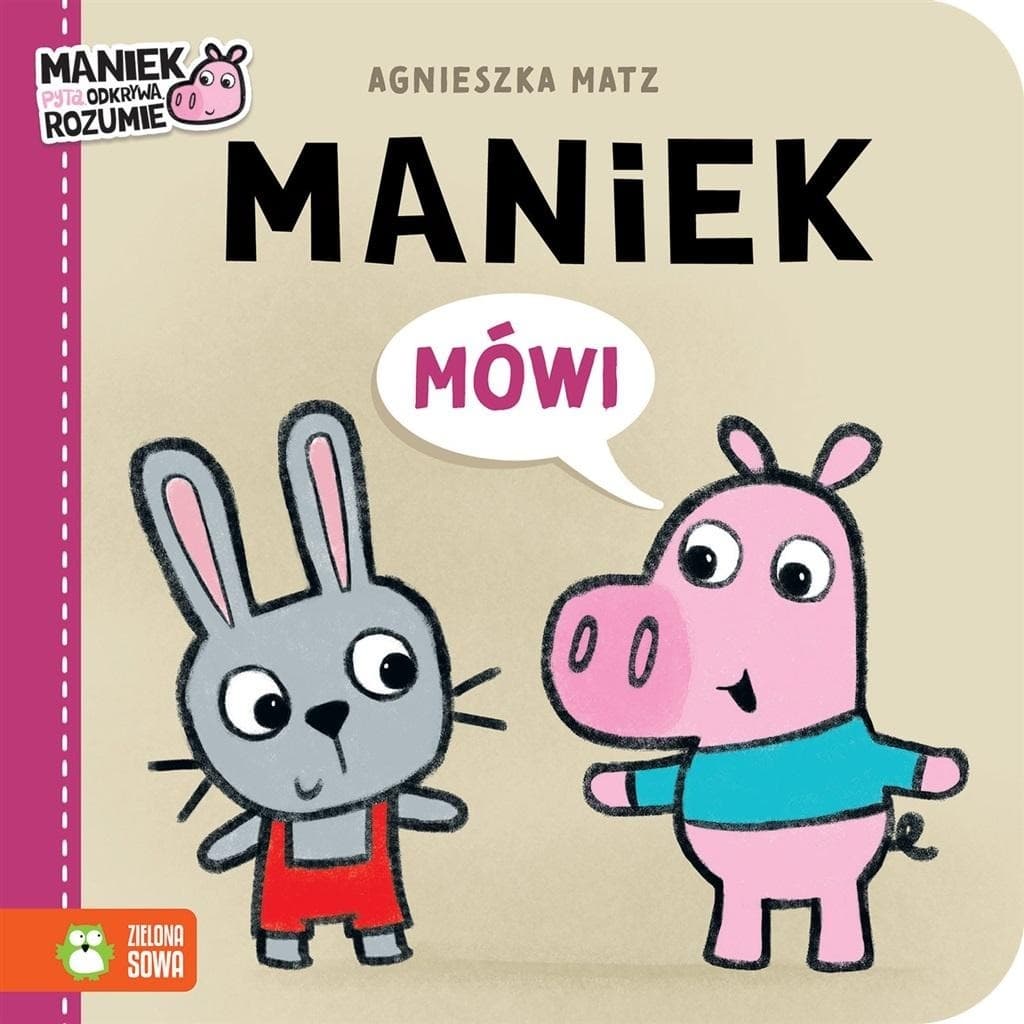 Zielona Sowa Maniek mówi: książka edukacyjna