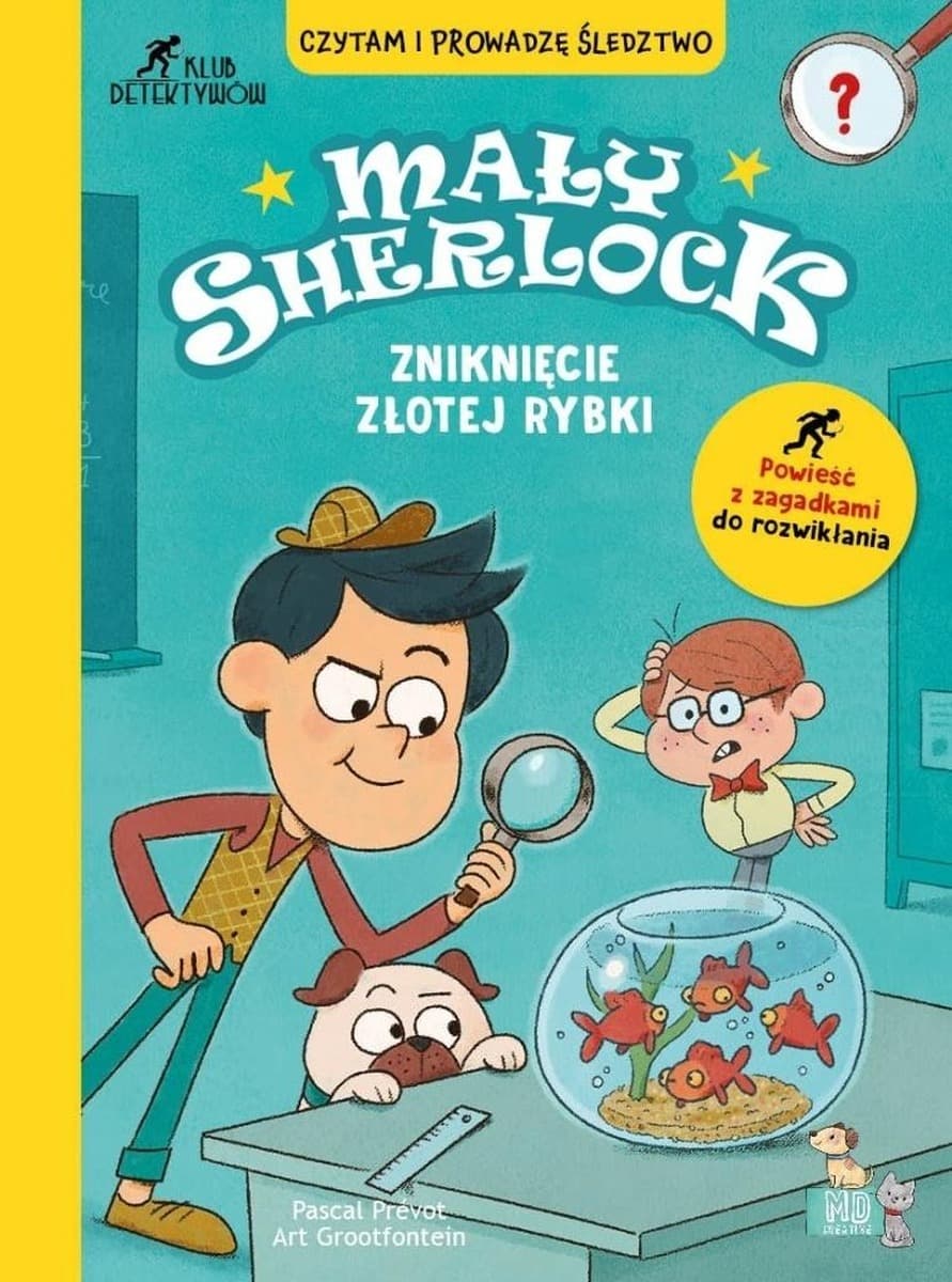 Zniknięcie złotej rybki. Mały Sherlock. Detektywistyczna gra dla dzieci
