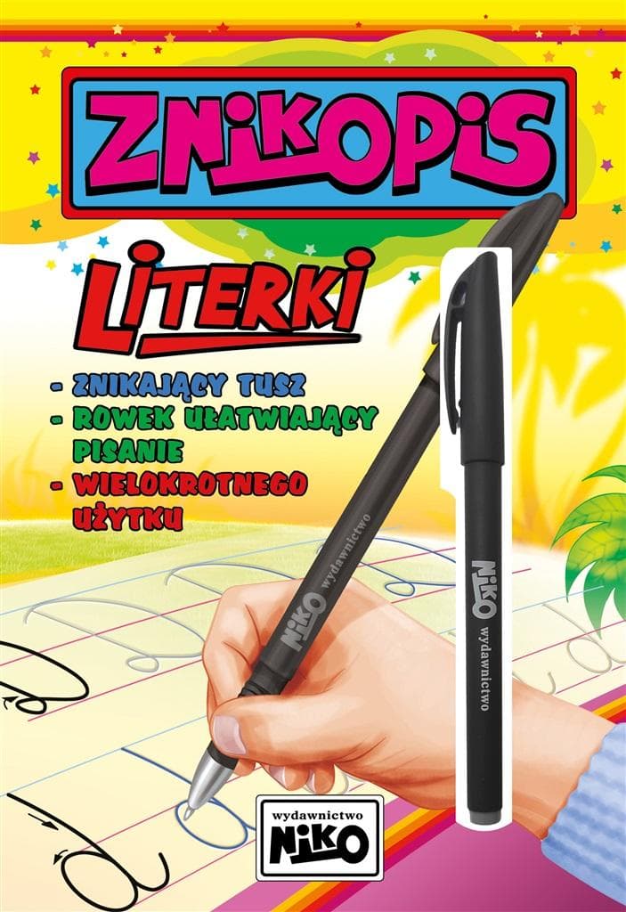 Znikopis do nauki pisania literek - Ćwiczenia dla dzieci NIKO
