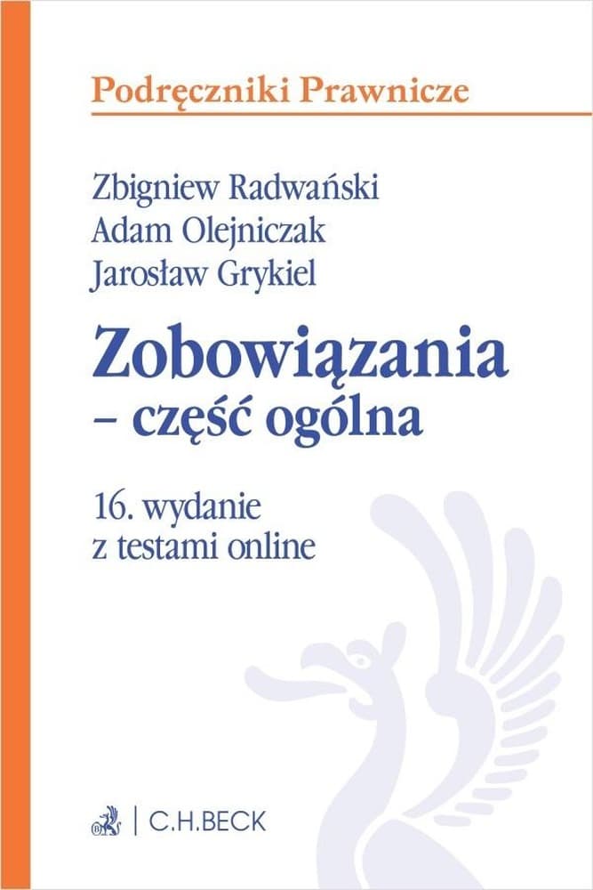 Zobowiązania - część ogólna z testami online, wydanie 16