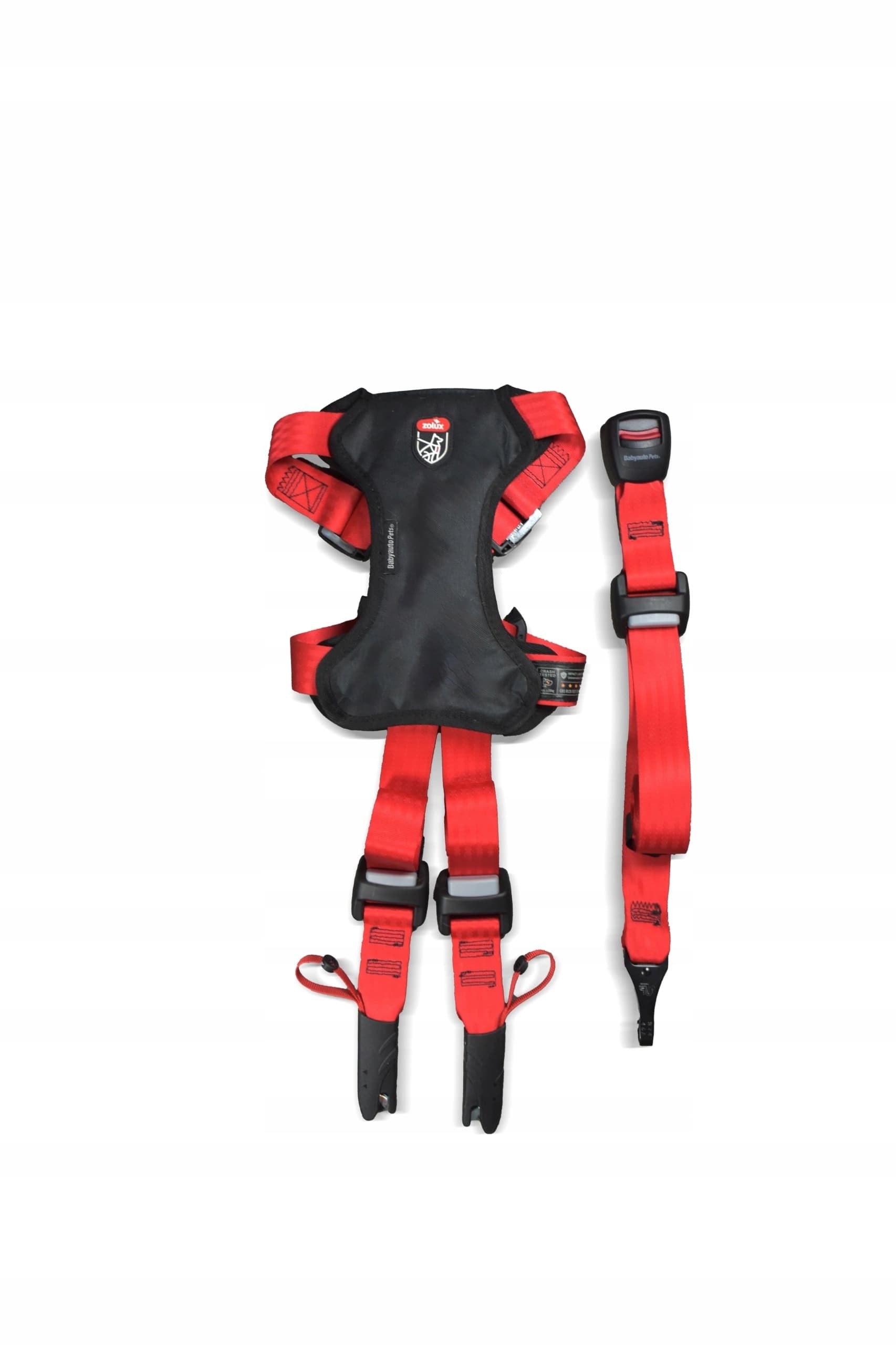 ZOLUX Szelki dla psa TRAVEL SAFE M czerwone