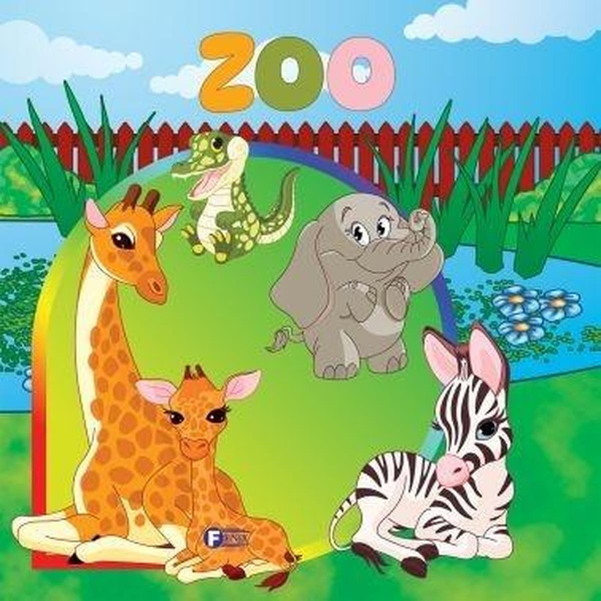 Zoo. Kolorowe rymowanki dla dzieci
