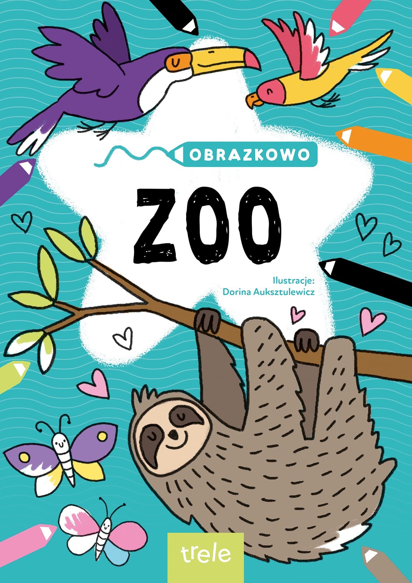 Zoo. Obrazkowo. Kolorowanka dla dzieci