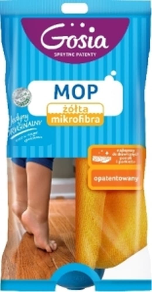 Gosia Mop z mikrofibry żółty - wkład wymienny